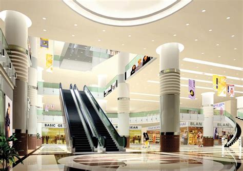 商场楼层平面示意图-粒子流设计策划案例展示-一品威客网