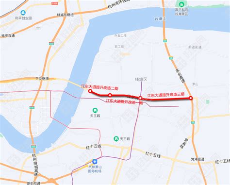 贯通钱塘区的钱塘快速路、江东大道改造项目预计5月通车_好地网