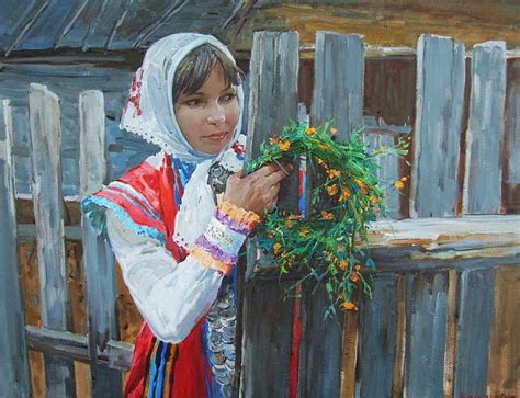 俄罗斯画家Vladimir Volegov人物油画作品欣赏-露西学画画