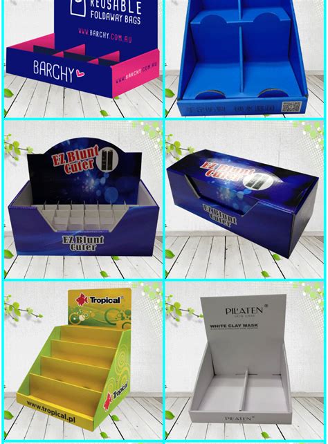 包装盒定做 彩色陈列折叠盒定制 产品纸展示架 PDQ印刷纸质展示盒-阿里巴巴