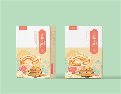 九江茶饼插画包装设计_安南最可爱-站酷ZCOOL