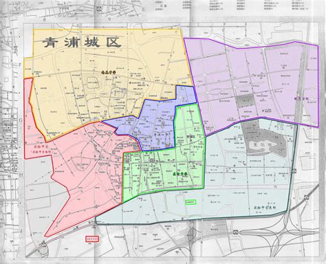青浦区街道划分,青浦区街道划分,杨浦区街道划分图_大山谷图库