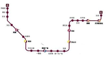 广州地铁六号线途经站-广州地铁6号线将是从哪里到哪里？将会经过哪些站？