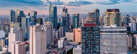 菲律宾马尼拉的建筑立面高清摄影大图-千库网