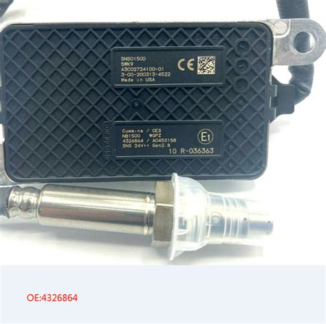 OEM Nitrogen Oxygen Nox Sensor Outlet Exhaust 4326874RX For Cummins 15.0L 11.0L | eBay