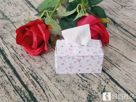 碎花纸巾盒，放到餐桌上超美腻_巧手DIY_趣宝贝
