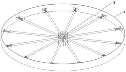 一种圆形工作坑模板支撑结构的制作方法 - 专利网
