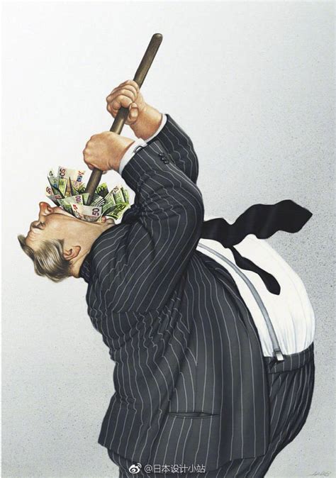 英国艺术家 John Holcroft 的讽刺插画，讽刺意味浓厚__财经头条
