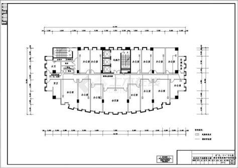 二十层办公大楼综合布线系统设计CAD施工图_综合布线_土木在线