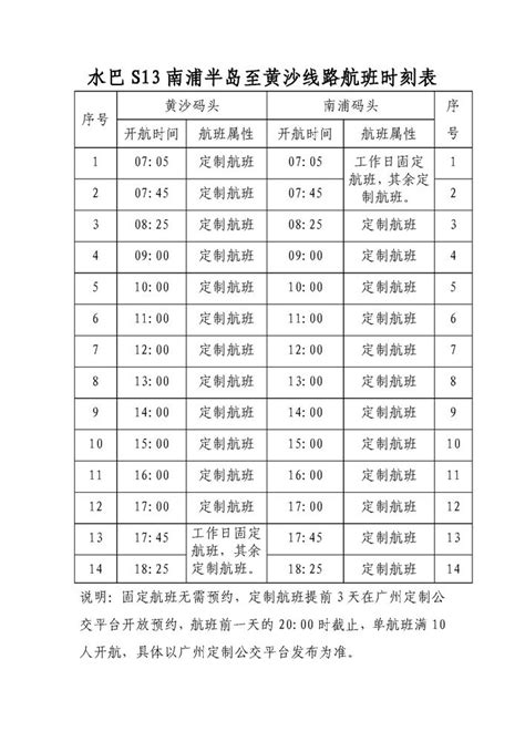 2022最新广州水巴路线时间表（营运时间+班次+公交）- 广州本地宝