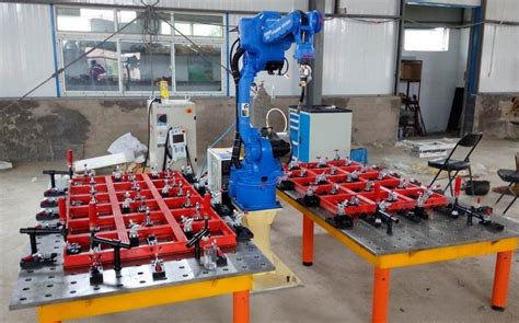 建筑铝模板机器人双工位柔性焊接工作站 - 三威装备