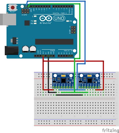 2 MPU-6050 Sensoren an einem Arduino