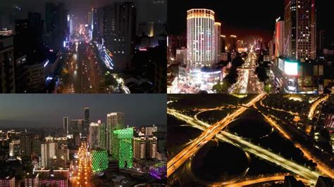 4K齐齐哈尔城市夜景视频素材,延时摄影视频素材下载,高清3840X2160视频素材下载,凌点视频素材网,编号:654246