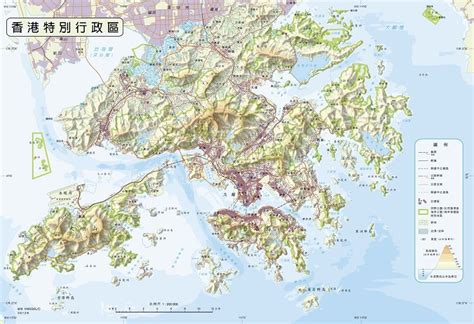 香港地形图高清版下载-香港地形图全图高清版大图 - 极光下载站