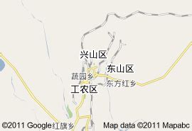 鹤岗市地图 黑龙江省 行政区划 街区-阿里巴巴