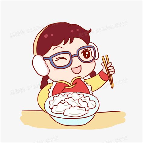 饺子筷子卡通图片-饺子筷子卡通图片素材免费下载-千库网