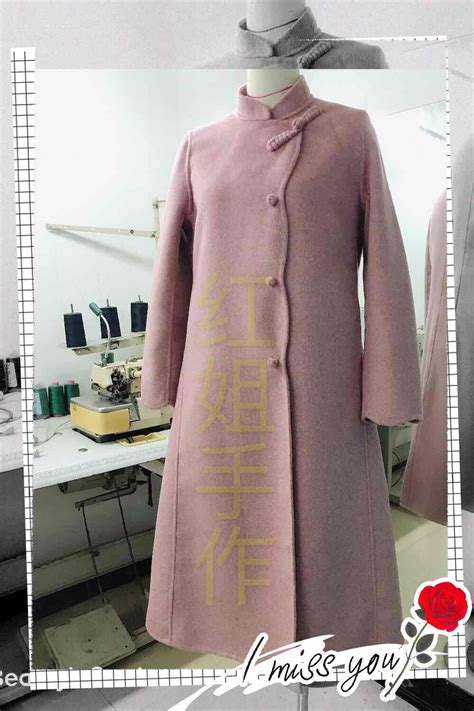 手缝羊绒大衣 - 手工服装作品欣赏 布流行手工网