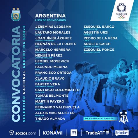 阿根廷国奥22人大名单公布，将出战东京奥运会_新浪新闻