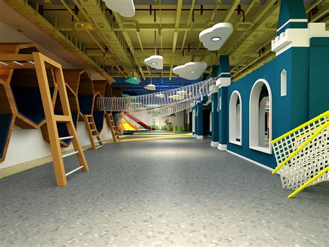 儿童玩耍区|空间|室内设计|李慧啊 - 原创作品 - 站酷 (ZCOOL)