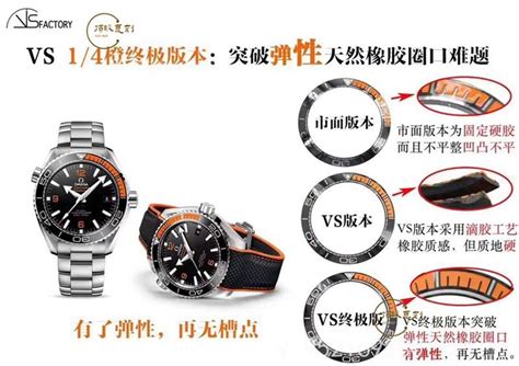 复刻表VS厂欧米茄四分之一橙做工赏析「V2终极版」内附高清细节图N厂手表