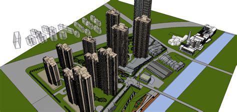 无锡盛高住宅高层建筑模型skp-建筑3D模型-筑龙渲染表现论坛