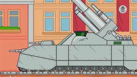 坦克世界动画：苏联KV44坦克和利维坦相遇了，两个坦克发生最后的较量！坦克动画_腾讯视频