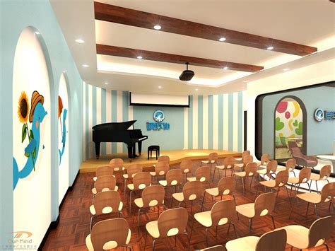 某少儿钢琴培训机构|空间|室内设计|MonkeyChan - 原创作品 - 站酷 (ZCOOL)