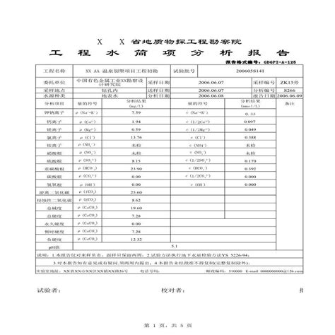 2020年3月水质检测报告-阳春市人民政府门户网站