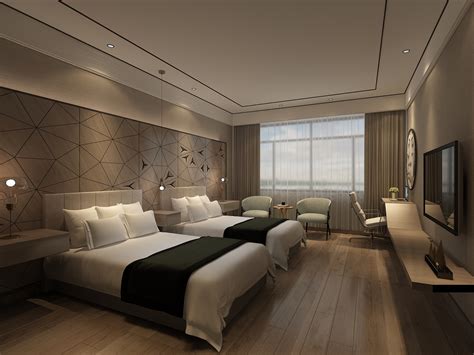 BLD-中国江阴澄星万豪酒店客房设计方案+效果图+CAD平面图-室内方案文本-筑龙室内设计论坛