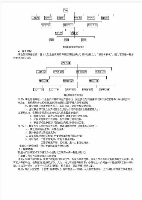 三种项目组织形式的优缺点