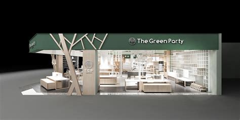 THE GREEN PARTY 店铺空间设计_南山设计工作室-站酷ZCOOL