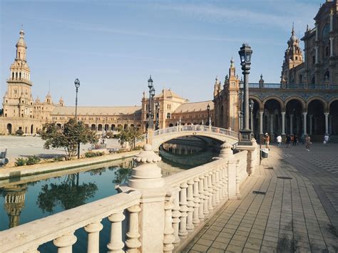 西班牙塞维利亚西班牙广场建筑文艺复兴风格的一个里程碑式范例高清图片下载-正版图片306791066-摄图网