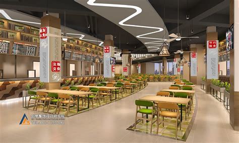 武汉工程学院食堂丨食堂-【17年创梦餐饮设计公司】