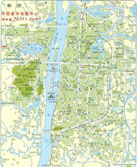 长沙地图 - 2017年最新地图,卫星地图Deto旅游地图网