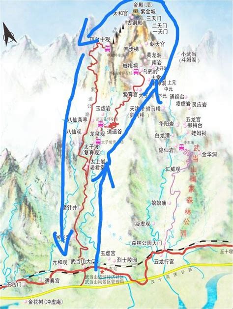 西安圭峰山爬山路线,户县圭峰山好爬不,圭峰山的路线图_大山谷图库