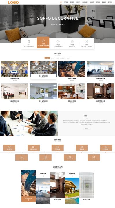 装饰设计公司网站设计-建筑公司网站建设案例
