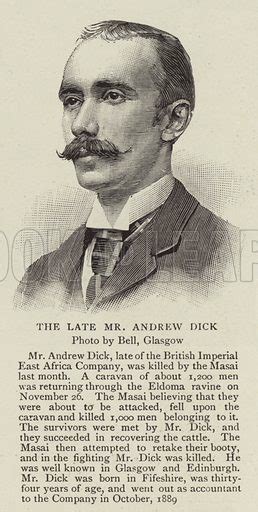 The Late Mr Andrew Dick stock image | Look and Learn