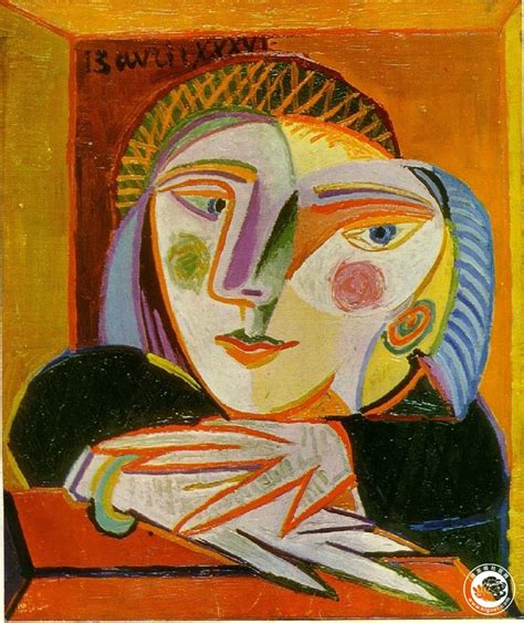 抽象画毕加索图片