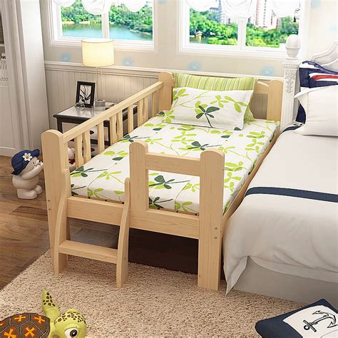 松堡王国松木儿童床让孩子安心温馨入睡-集美家居资讯