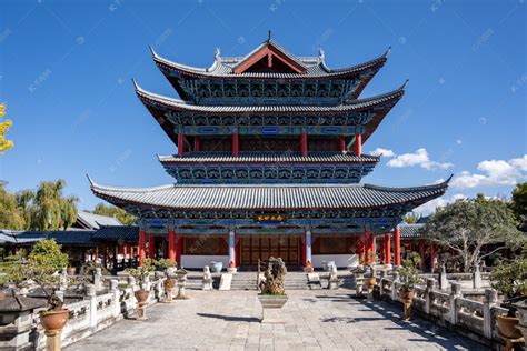 丽江建筑的屋顶高清图片下载_红动中国