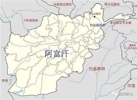 瓦罕走廊地图图片