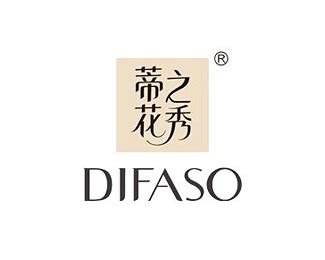 蒂花之秀(Difaso)标志Logo设计含义，品牌策划vi设计介绍