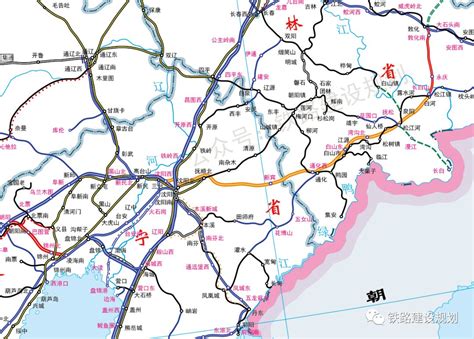 东北铁路线路图图片
