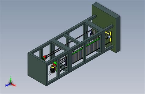 有效载荷750公斤1米每秒的电梯完整模型_STEP_模型图纸下载 – 懒石网
