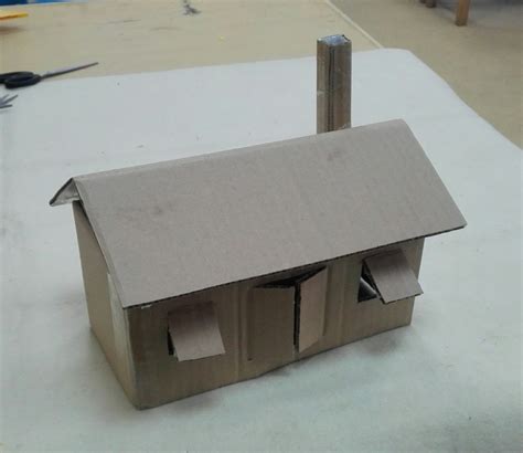手工制作模型拼装房子