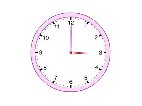 根据时间在钟面上画出时针和分针。-奥数库