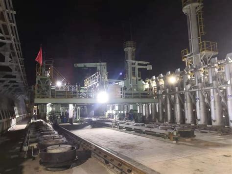 炉窑公司山西鸿达项目1#焦炉正式装煤投产 - 五冶集团上海有限公司2023