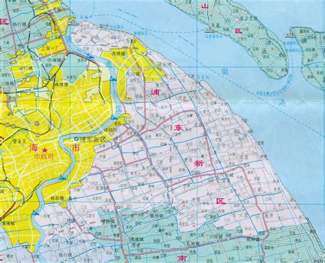 上海市浦东新区总体规划的临港地区：西北部暂不开发、作为生态区