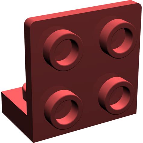 LEGO Dark Red Bracket 1 x 2 - 2 x 2 Up (99207) | Brick Owl - LEGO ...
