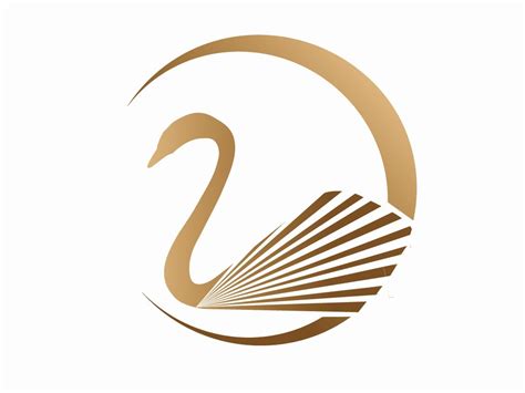 白天鹅宾馆品牌标志logo_旺英成长俱乐部-站酷ZCOOL